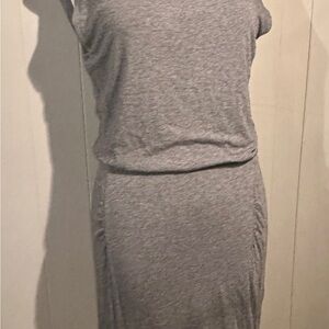 Athleta Heather Gray Midi Dress
